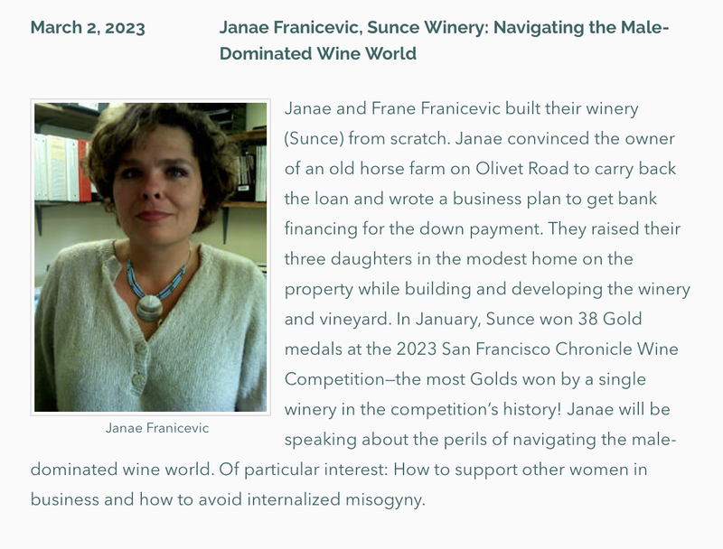 Photo and bio of Janae Franicevic, Forum Speaker, March 2, 2023