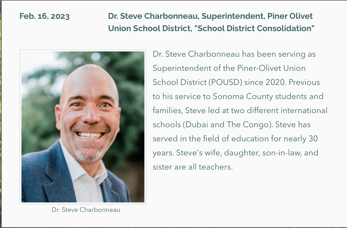 Photo and bio of Dr. Steve Charbonneau, Forum Speaker, Feb. 16